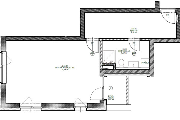 Mlýn Herlíkovice Apt. 2.01
